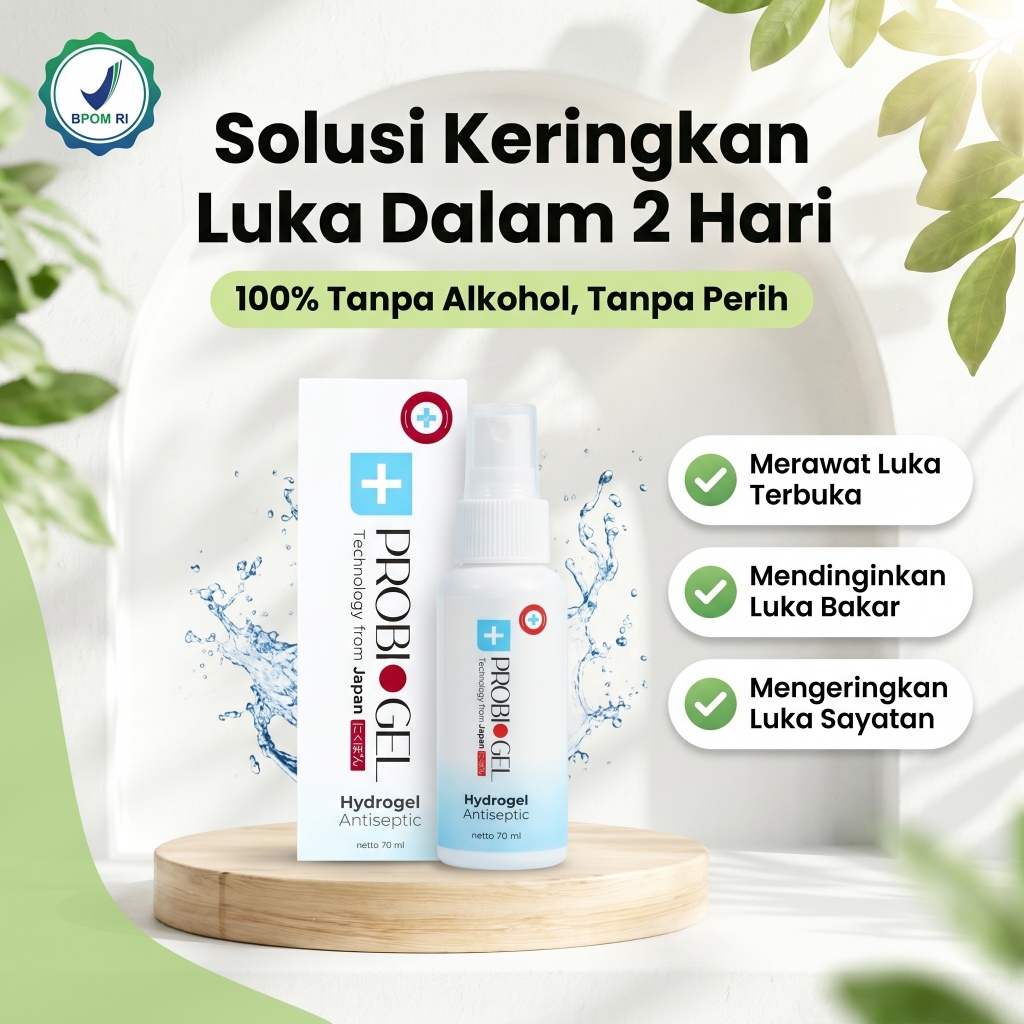 Probiogel Antiseptik Obat Perawatan Cepat Keringkan Luka Perawatan Luka Diabetes Dinginkan Luka Baka