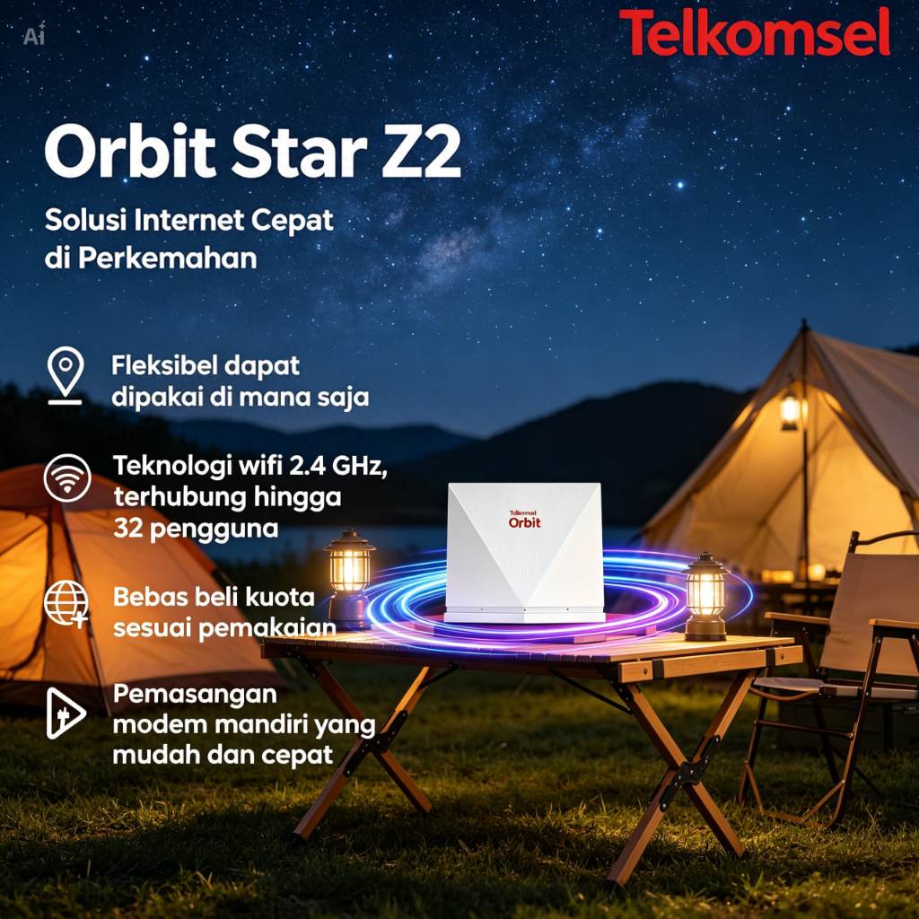Telkomsel Modem Orbit Internet Wifi Super Cepat |GRATIS Kartu | Semua Kartu Telkomsel TERMURAH| COD 