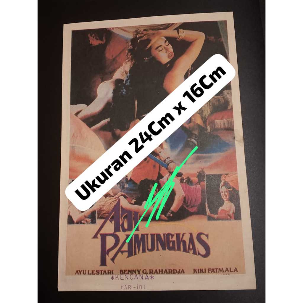 Flyer Film Poster Film Indonesia Aji Pamungkas