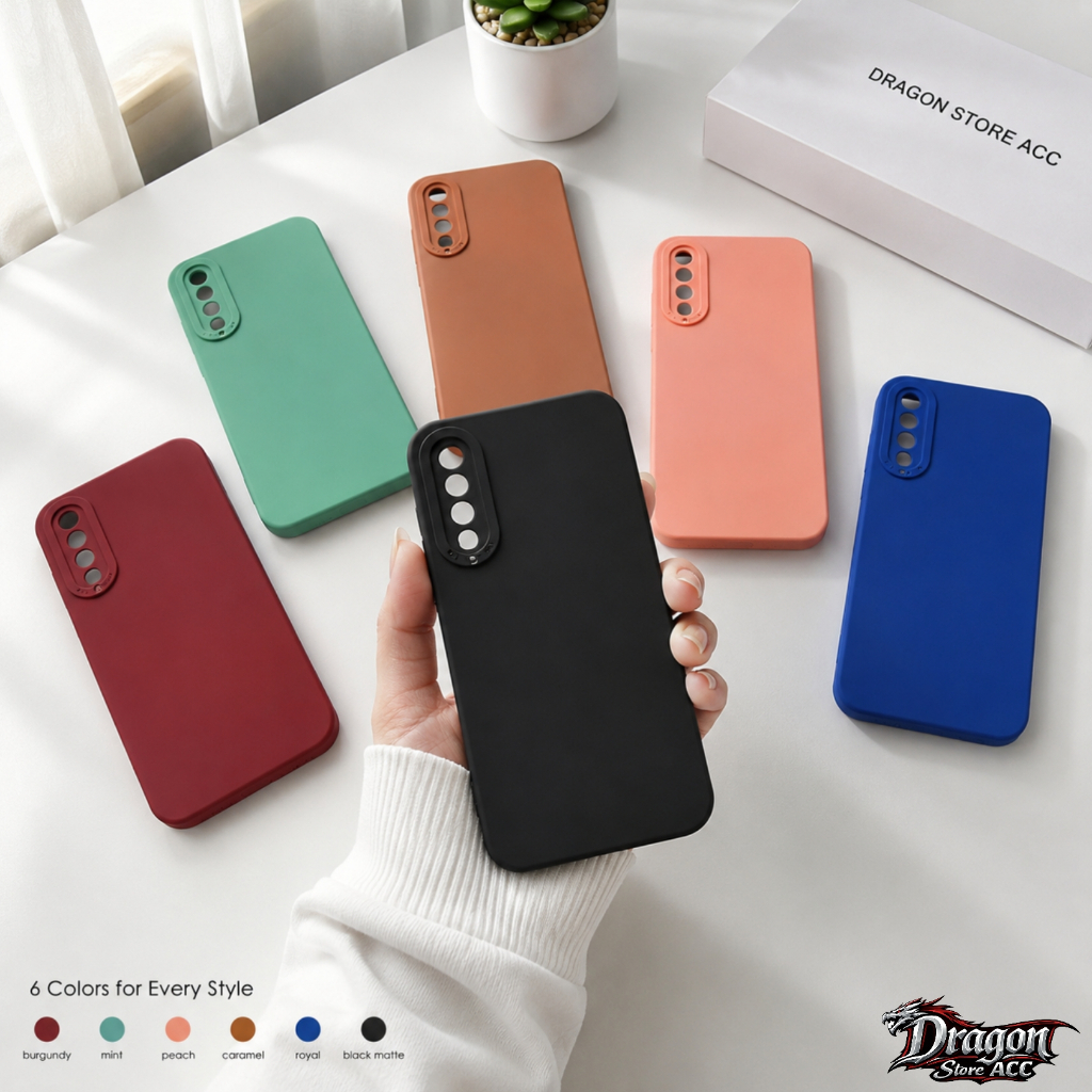 Softcase Vivo (1907) (V1907) S1 Case Pro Camera Silikon Polos Slim Matte Anti Shock Casing Cover