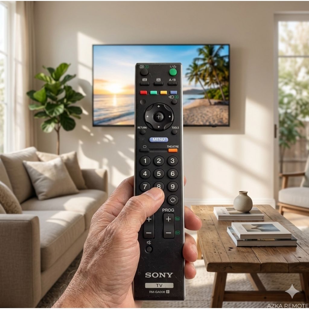 REMOTE REMOT TV SONI LED LCD RM-GA008 ORIGINAL ASLI DEVI