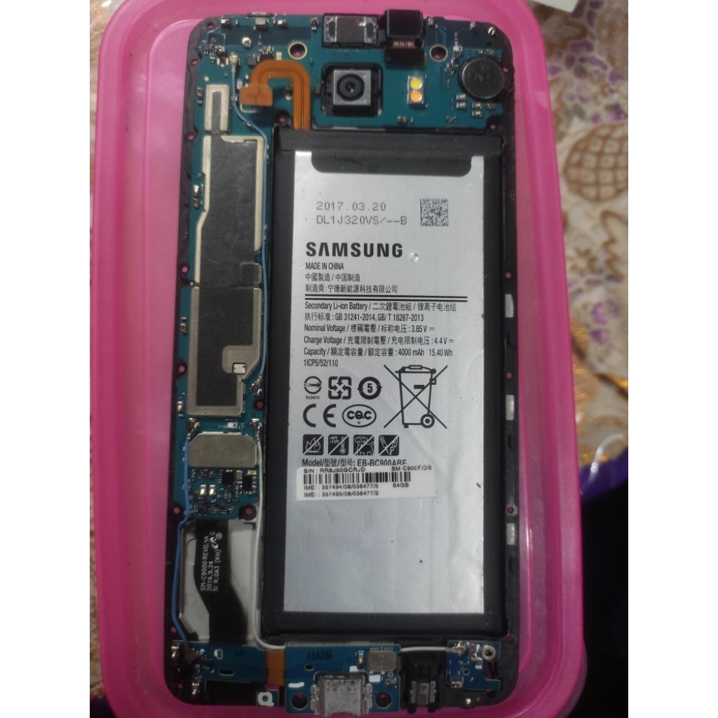 Samsung c9 pro minus lcd.