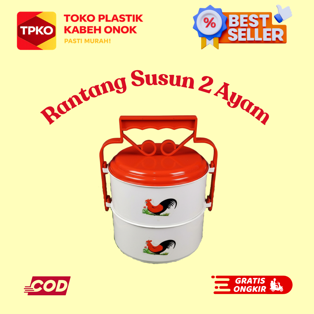 Rantang Plastik Idola Ayam Susun 2