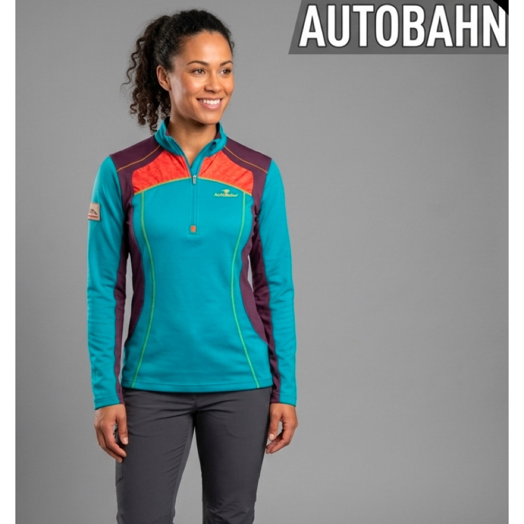 Kaos Baselayer Wanita AUTOBAHN Outdoor Original Second Preloved