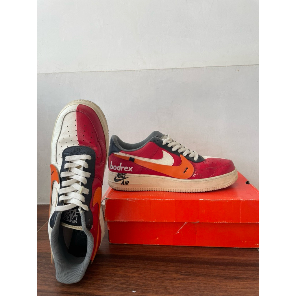 Sepatu Nike Air Force 1 X Bodrex ORI -preloved