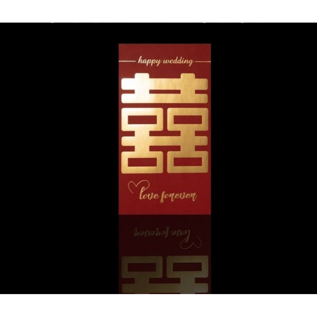 [2 pcs] Angpao wedding JUMBO/ Angpao untuk Phia Kim / Angpao wedding shuangxi / TEBAL
