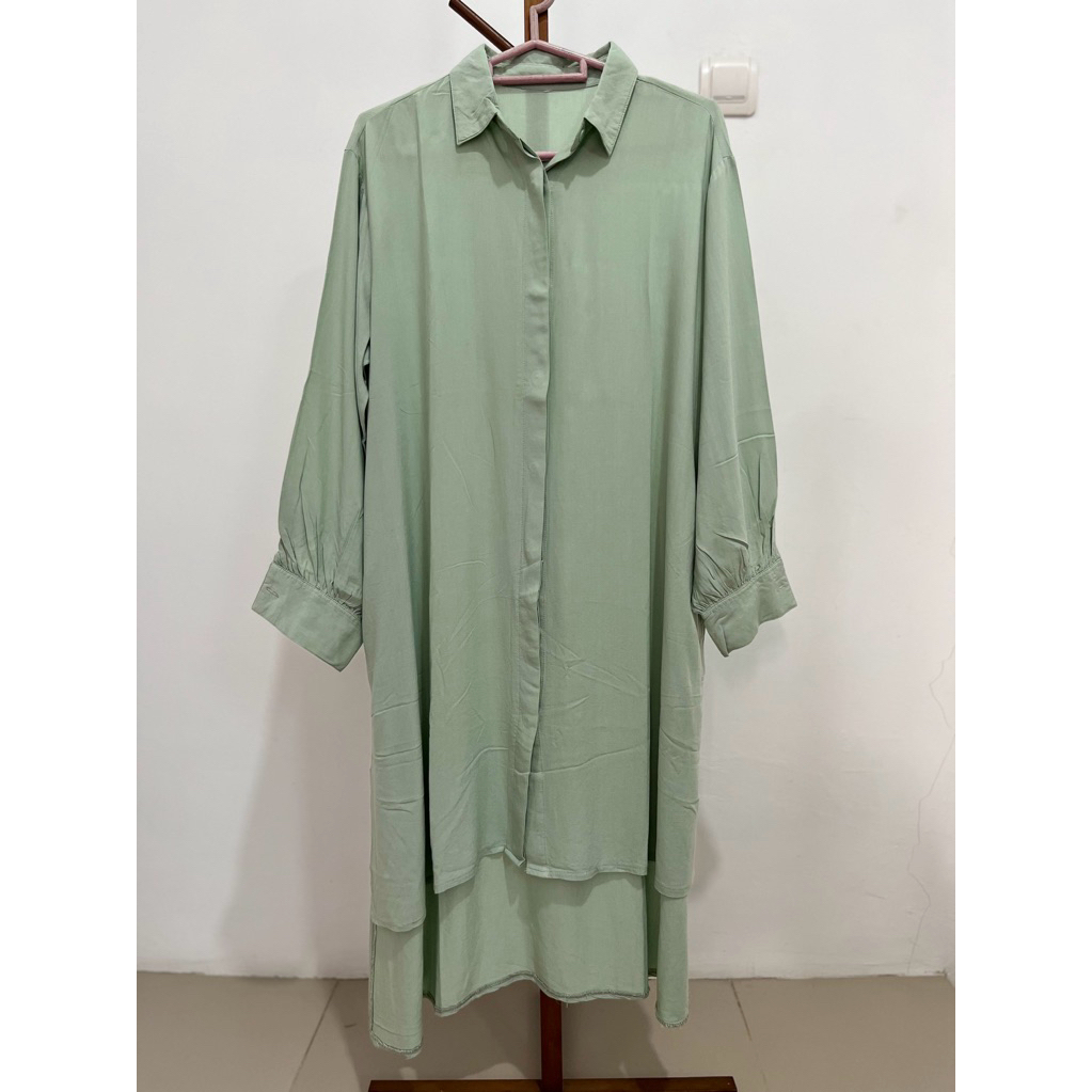 PL tunik hijau mint