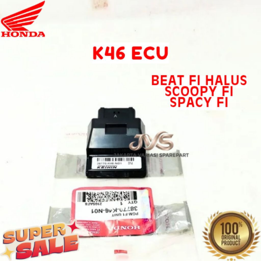 ECU KODE K46, ECU BEAT FI HALUS, ECU SCOOPY FI, ECU SPACY FI