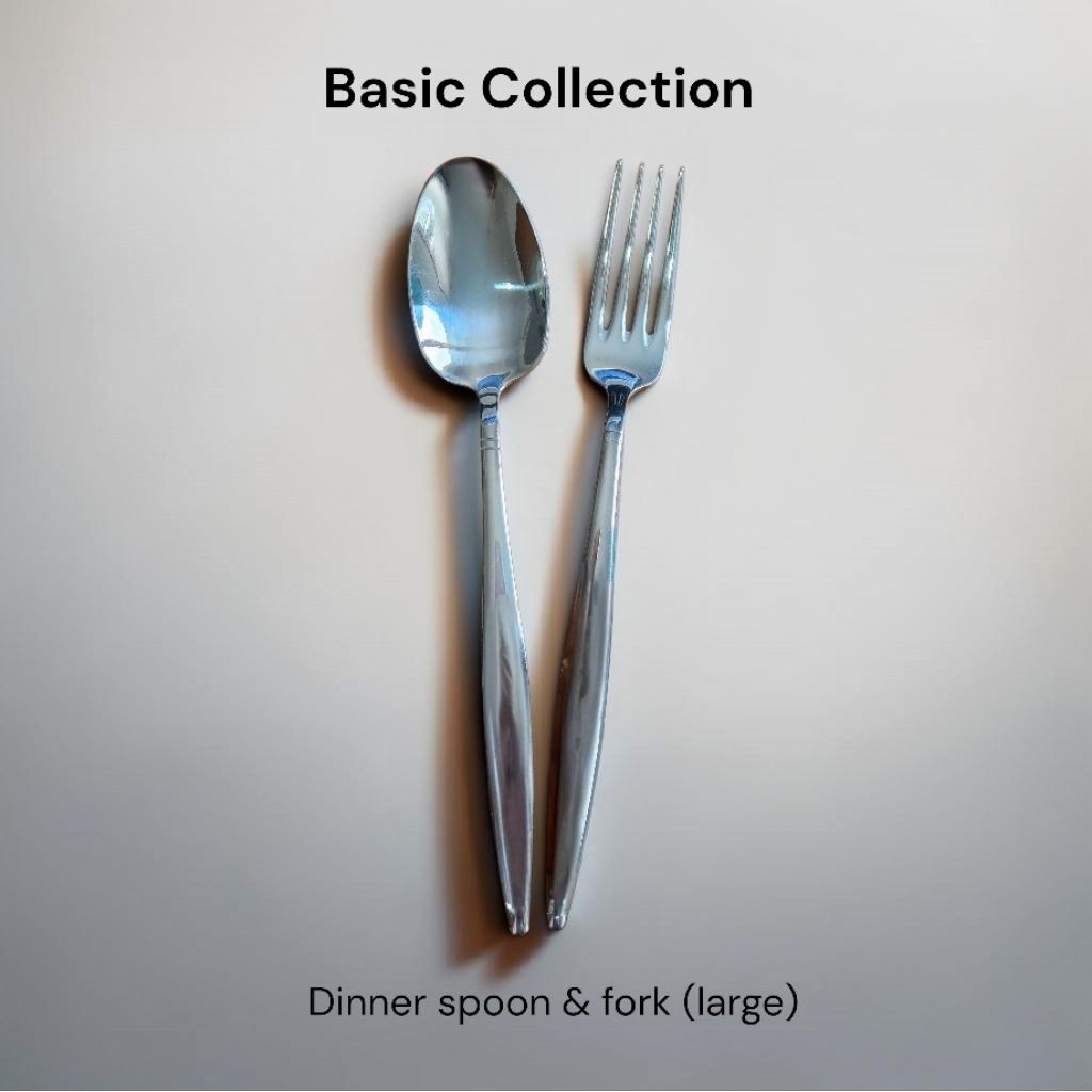Dinner spoon & fork (large) by MOSE