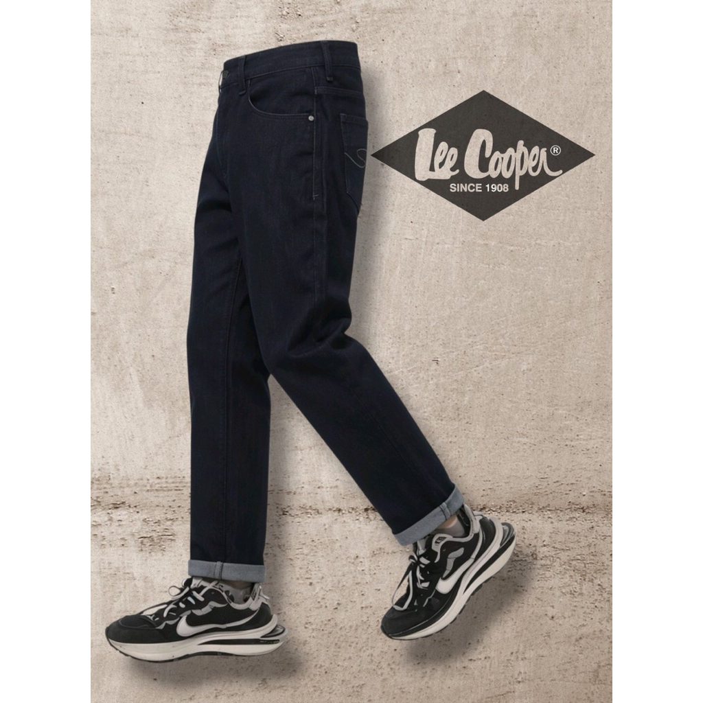 Lee Cooper jeans pants keren bahan denim tebal ngaret warna pekat second preloved