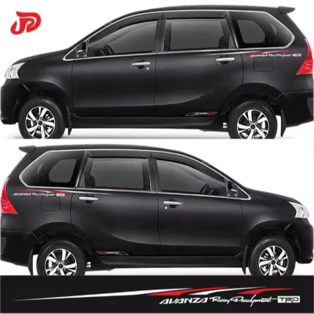 Sticker mobil toyota avanza xenia agya dll stiker list minimalist mobil avanza keren tahan lama