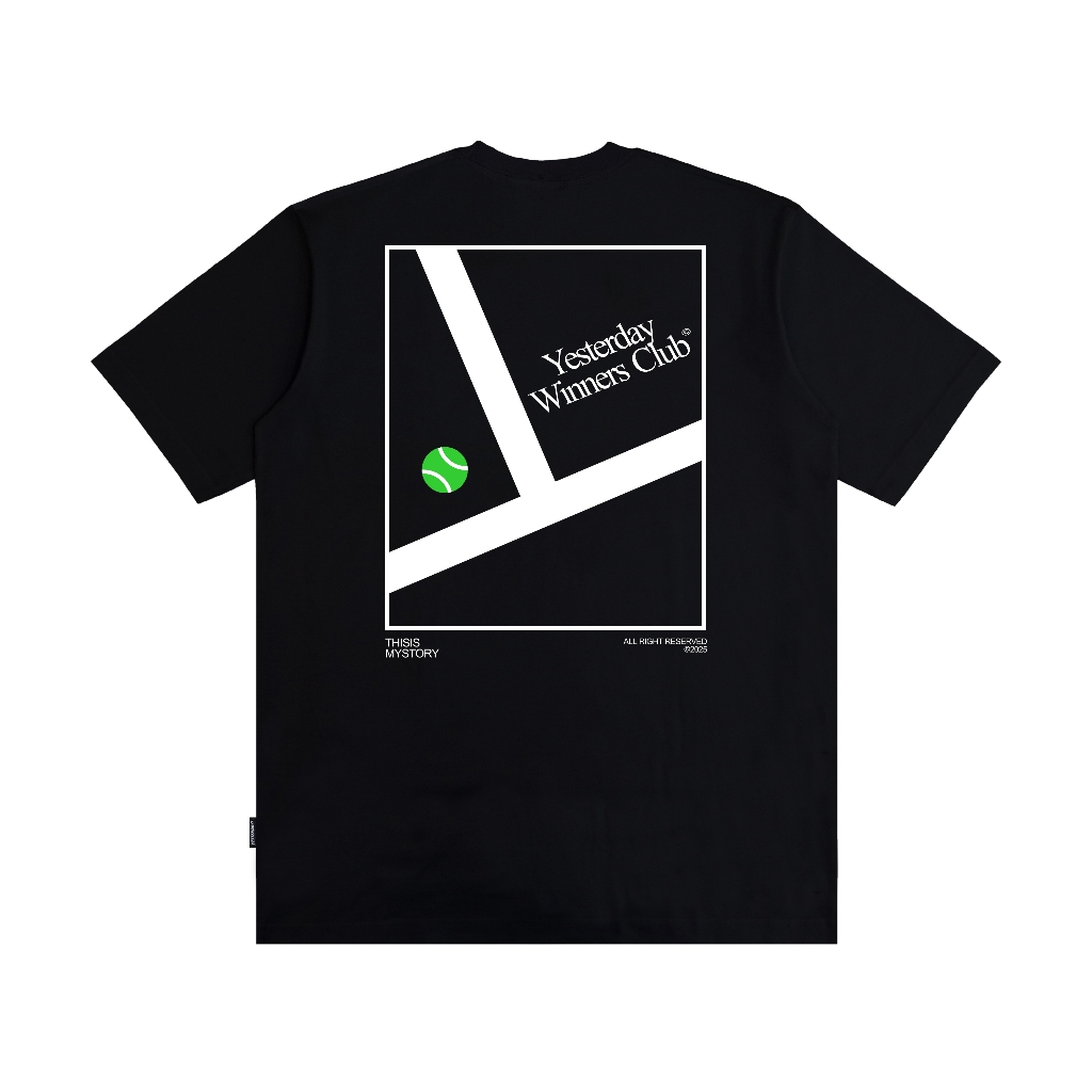 Yesterday – Baju Kaos Distro Pria Original T-Shirt Pria Cowok Keren Hitam Court