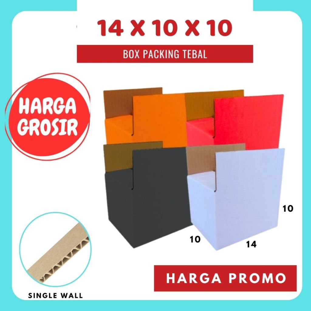 Kardus 14x10x10 Kardus A1 Packing Karton Dus Kotak Kemasan Obat Mainan Olshop Souvenir Jamu