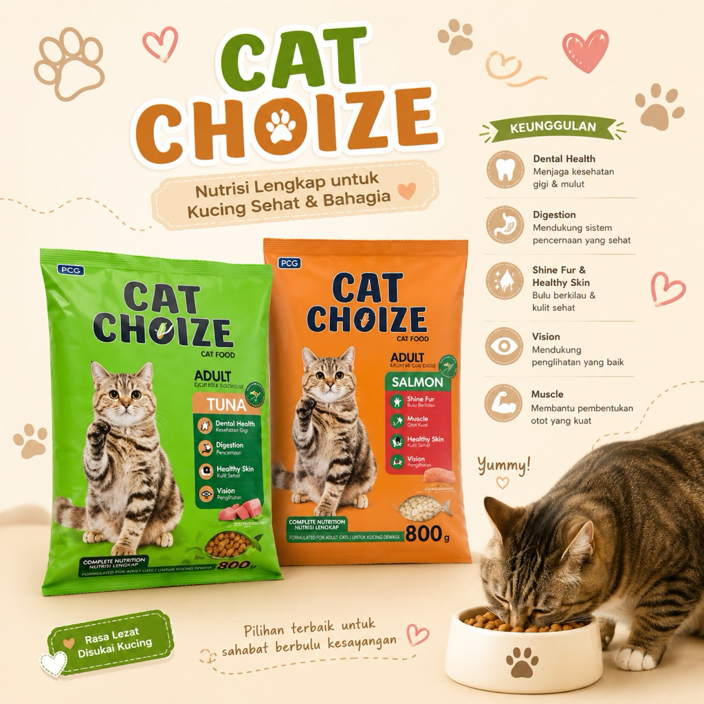 Cat Choize Dry Food Adult Makanan Kucing Dewasa 1kg