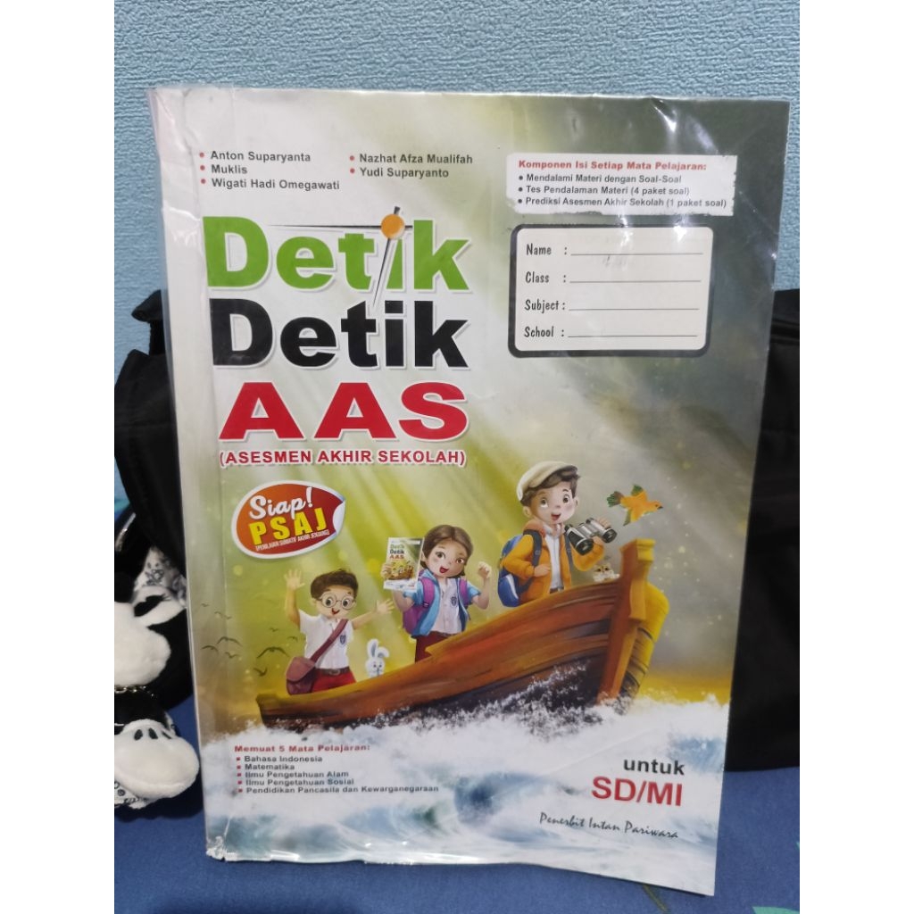 BUKU DETIK DETIK AAS ASESMEN untuk Kelas 6 SD (PRELOVED)