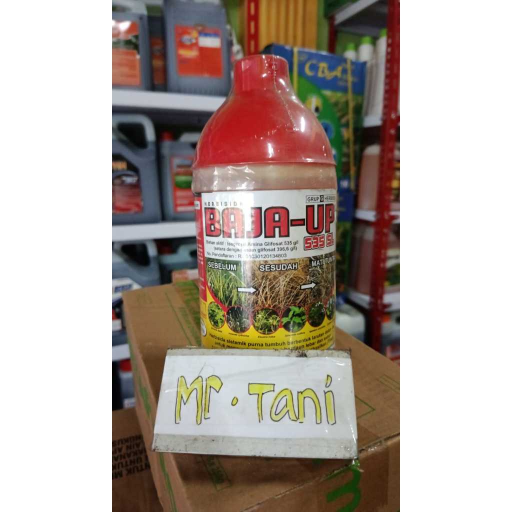herbisida sistemik baja up 535 sl 1 liter/ racun rumput glifosat