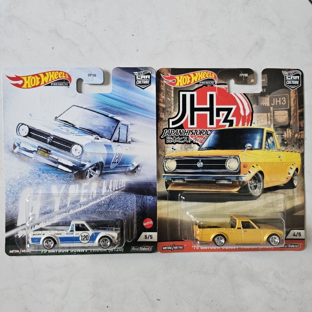 hotwheels 75 datsun sunny truck pickup japan historics car culture