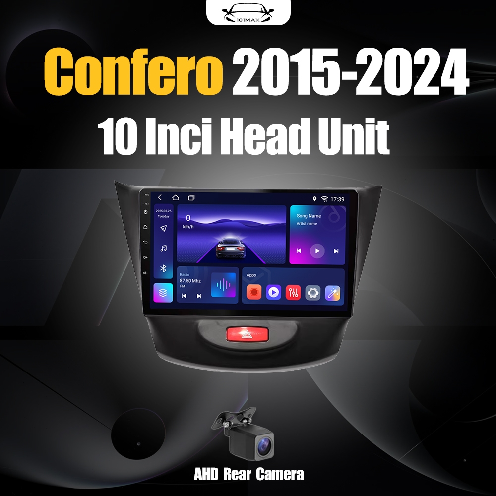 Android 15 Head Unit 10" IPS For Wuling Confero 2015-2024 Head Unit 8 Chip Nuklir 8+64GB/8+128GB And