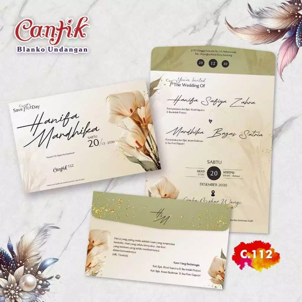 BLANKO UNDANGAN CANTIK 112
