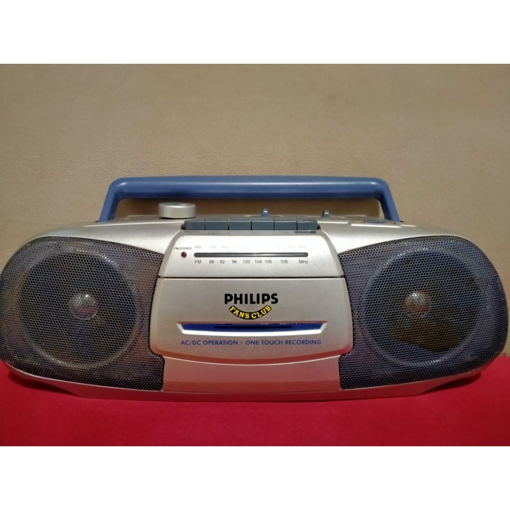 Radio Tape Philips nyala tape saja