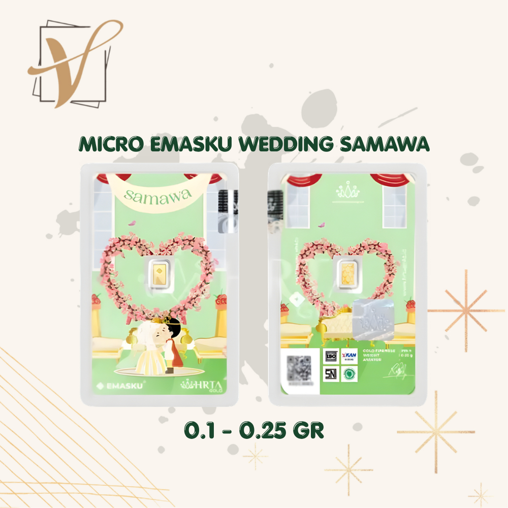 Logam Mulia Micro Gold Emasku Congrat 0.1gram dan 0.25gram