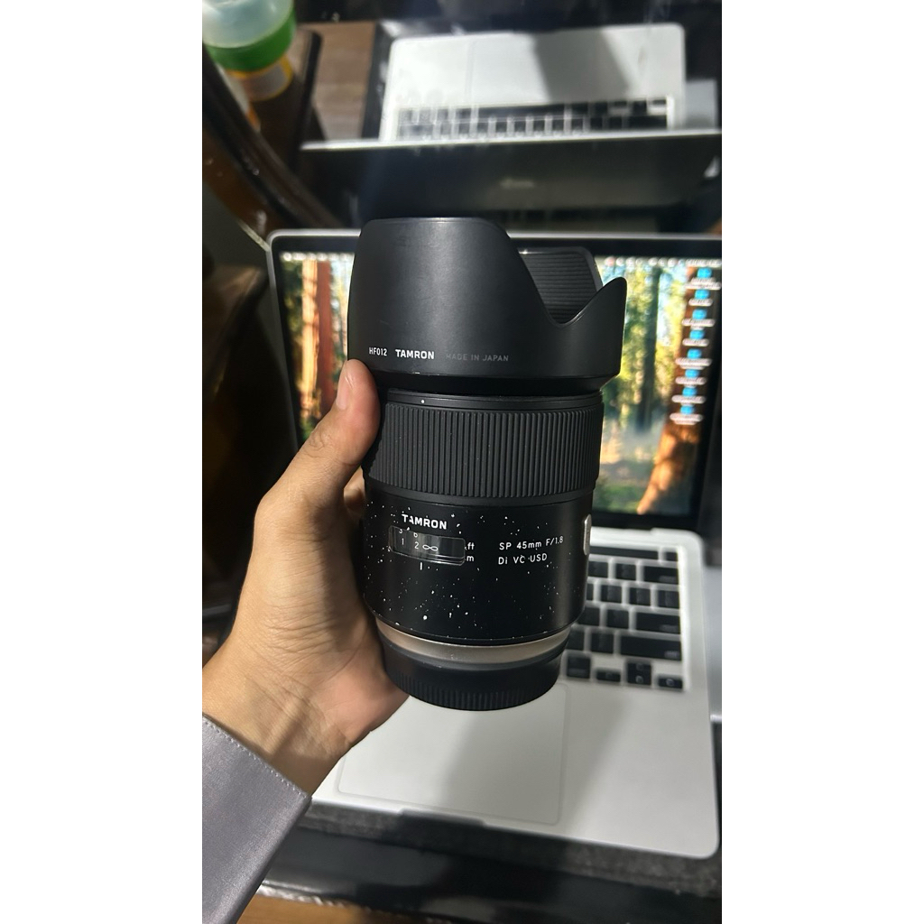 lensa fix tamron SP 45mm f1.8 Di VC USD for kamera (CANON )