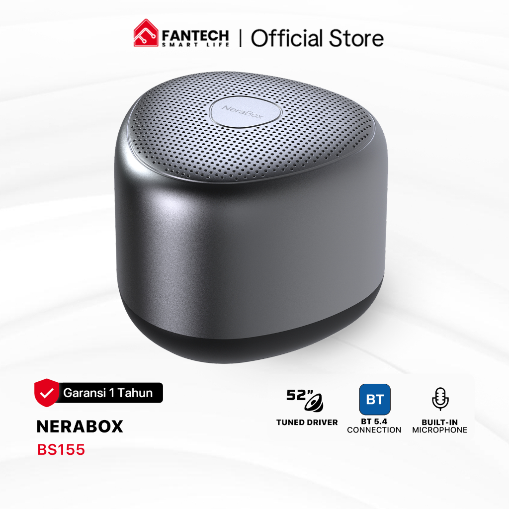 Speaker Bluetooth 5.4 Fantech NeraBox BS155 Portable Stereo Mini HiFi Wireless Speaker Superr Bass B