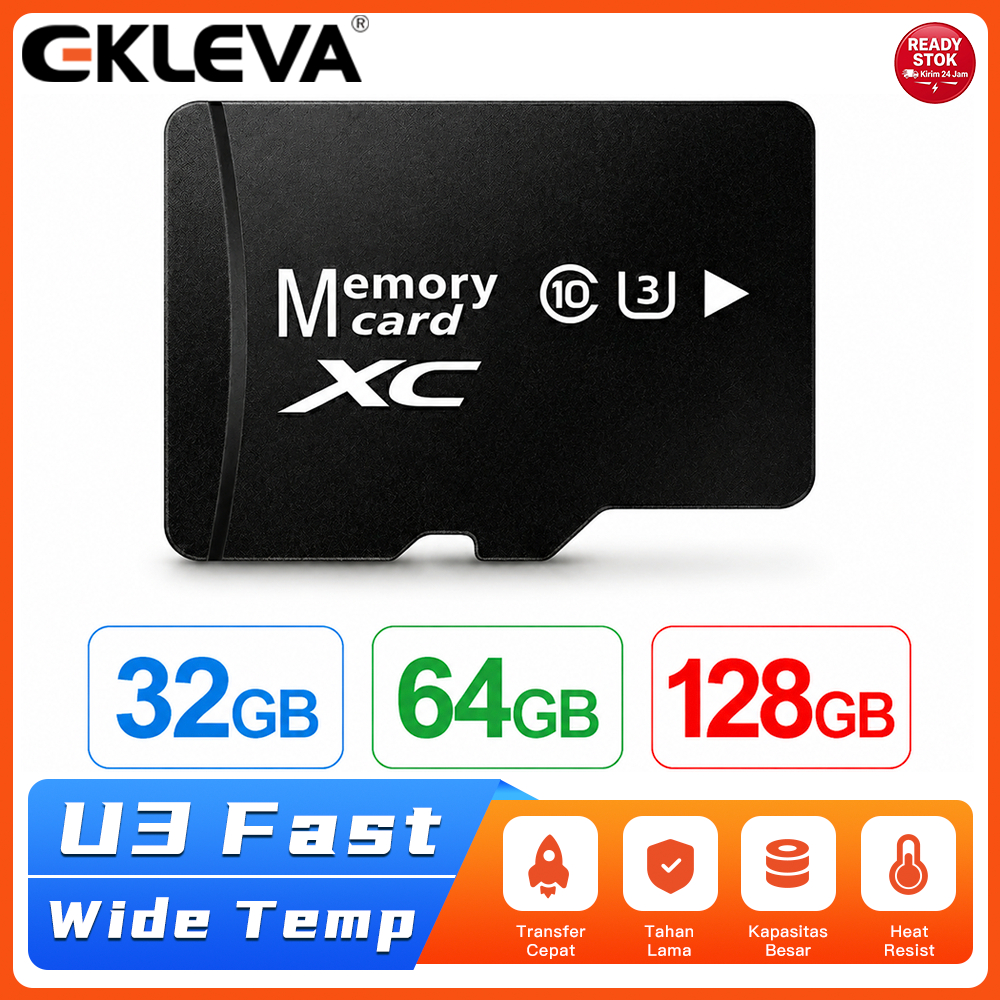 Kartu Memori 32/64/128GB Class10 Untuk Hp Android Kamera Mobil DVR