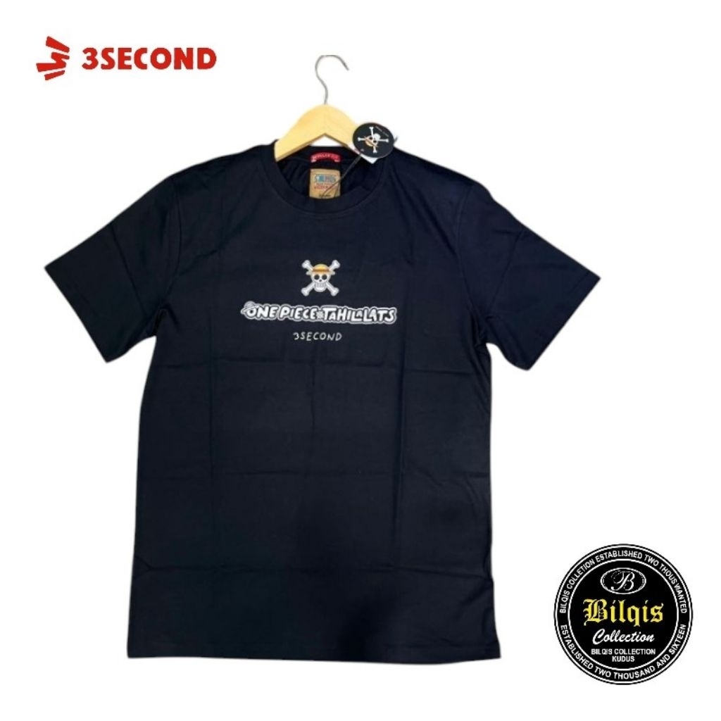 kaos 3second X one piece pria original REGULAR FIT