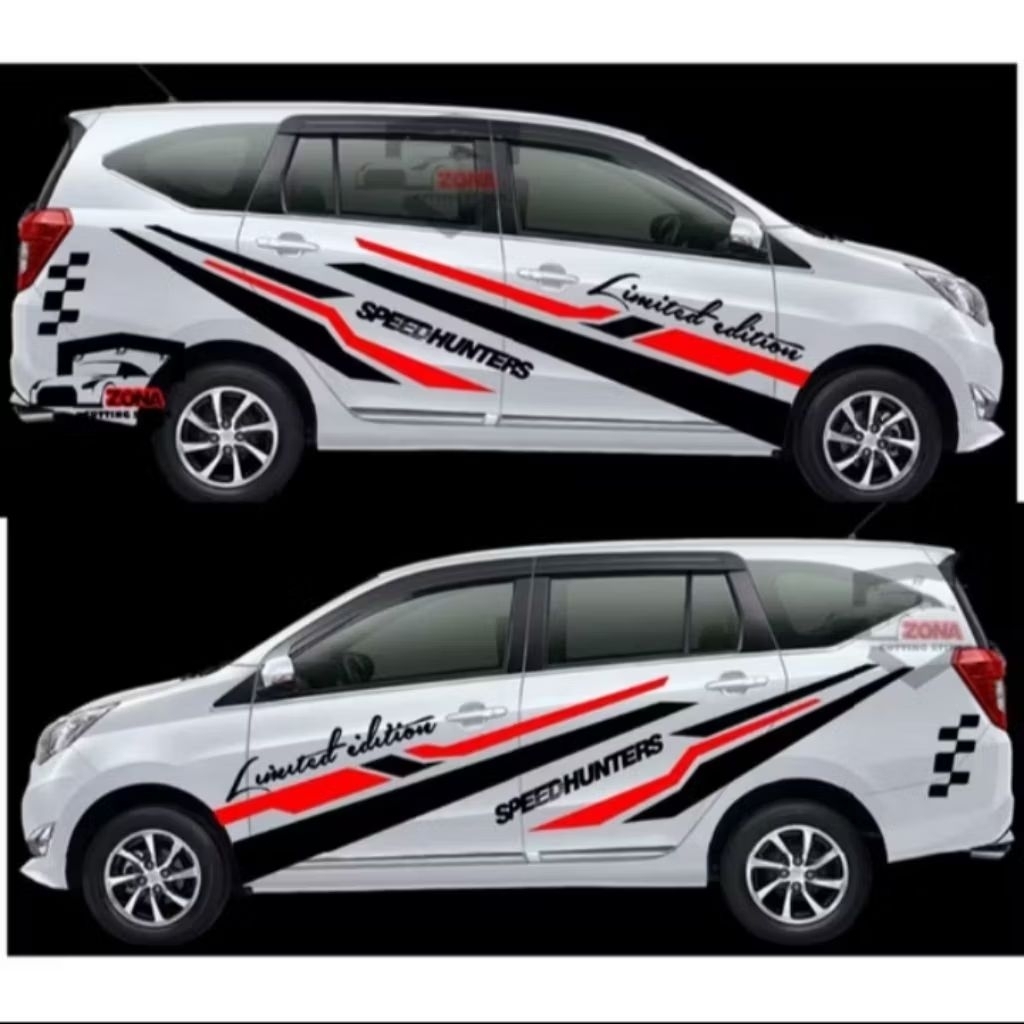 Sticker mobil sigra calya stiker list mobil sigra calya hunter stiker mobil sigra keren