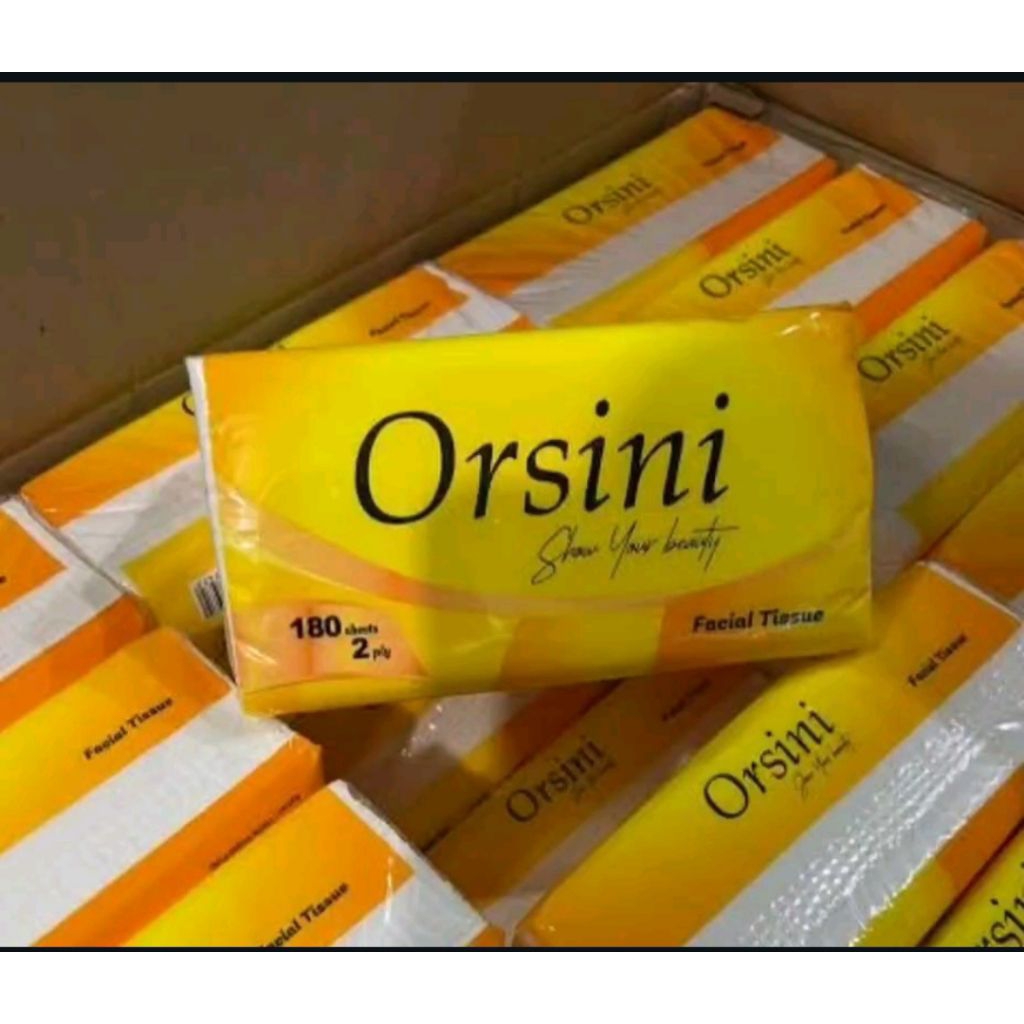 Paket murah..4 pack tissue orsini 180sheet/2ply