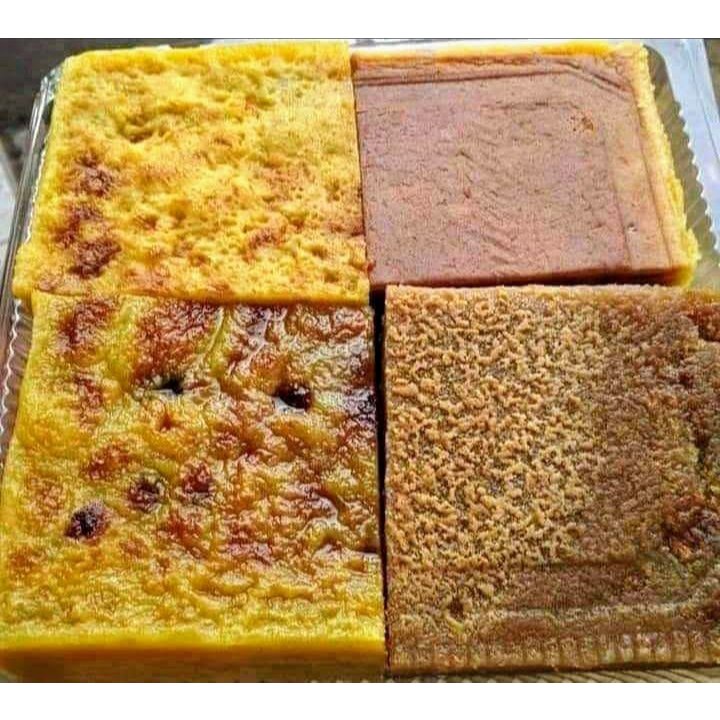 Kue basah AULIA palembang - Kue Lapis asli Palembang - MIX 4 KUE - Lapis legit Engkak maksuba 8 jam 