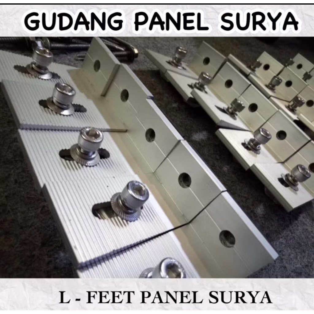 Mounting Solar PV / Solar Module / Panel Surya - L Feet