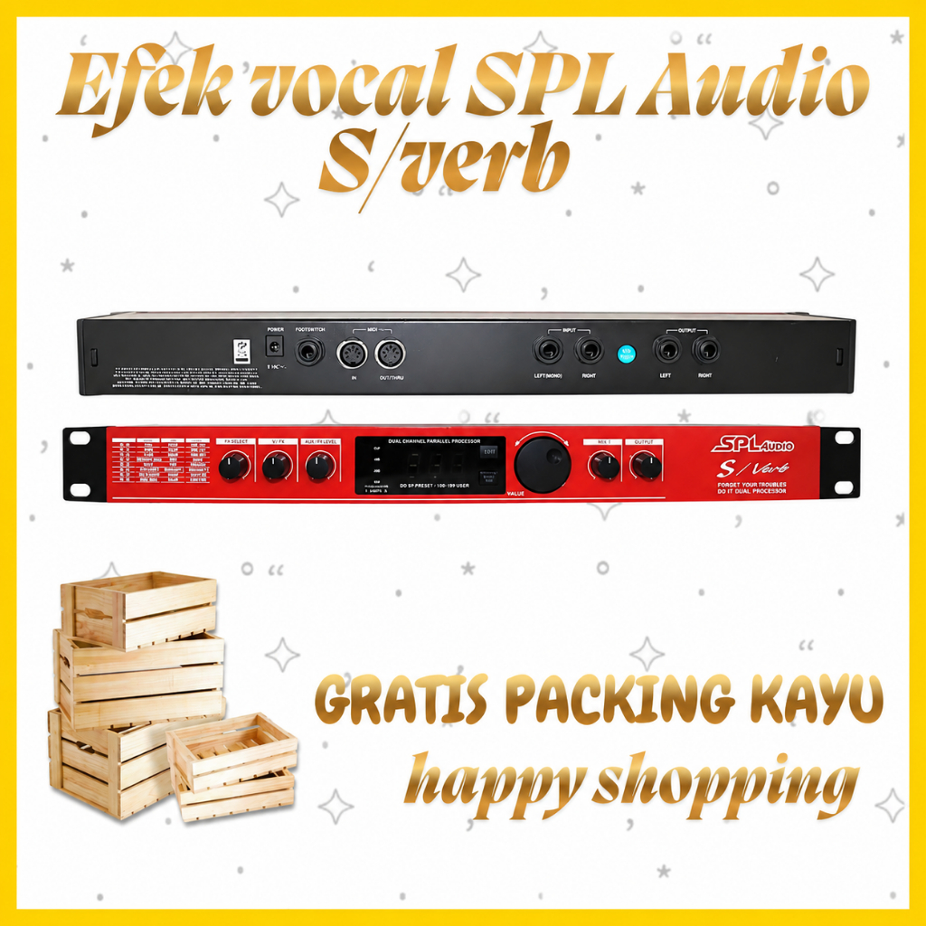 EFEK SPL ORIGINAL SPL Audio Microphone Effect S-Verb