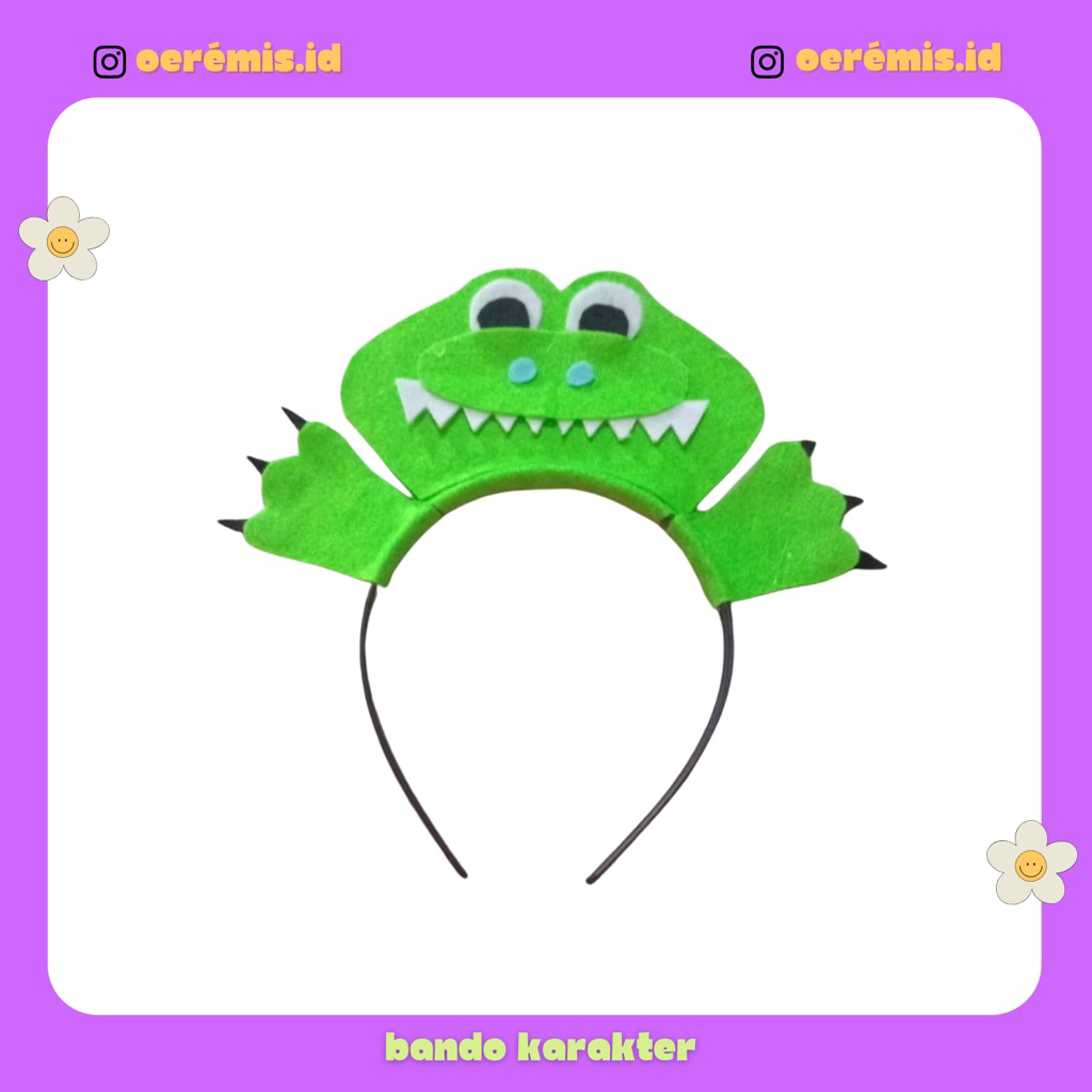 BANDO KARAKTER BUAYA GEMAS / BANDO COSPLAY BUAYA / BANDO HEWAN BUAYA