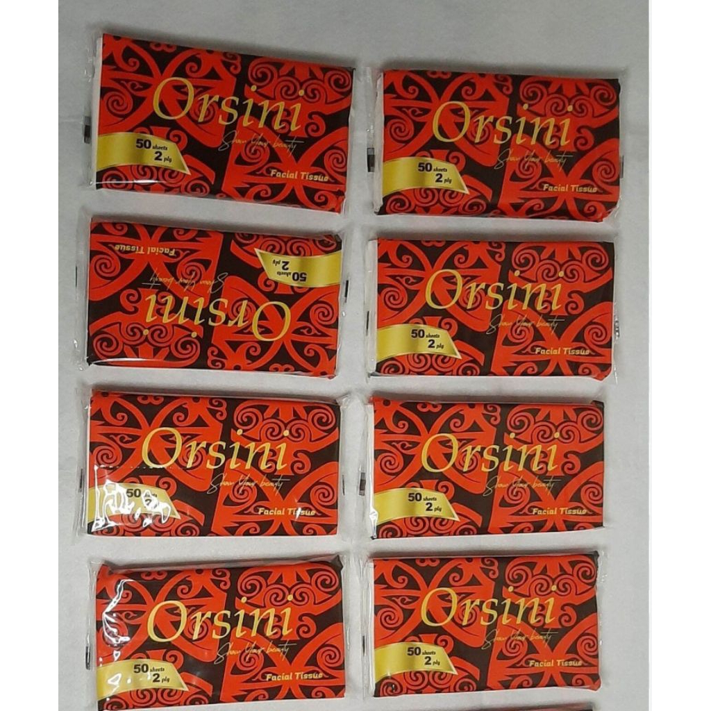 paket murah... 6 pack tissue orsini 50 shett/2ply