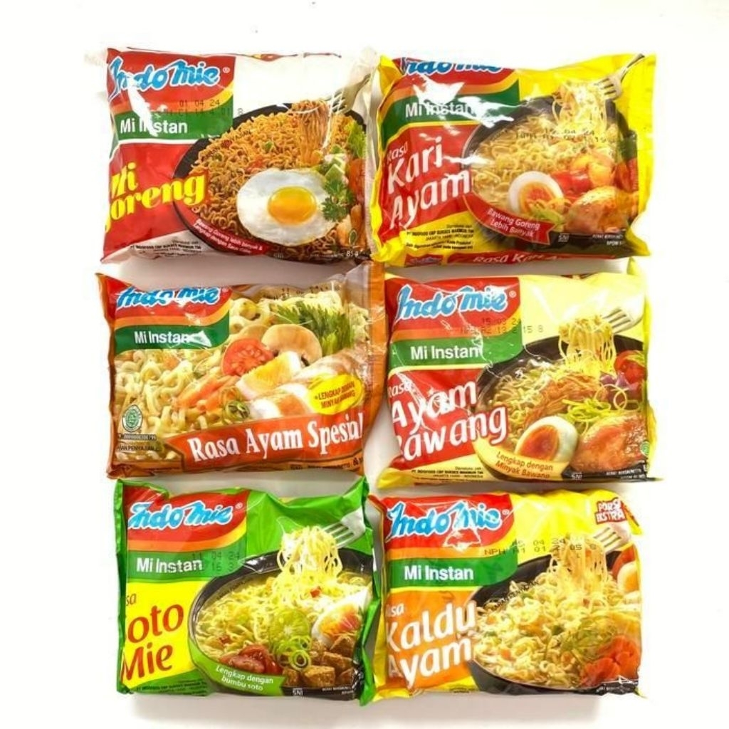 Mie Instan Indomie All Varian