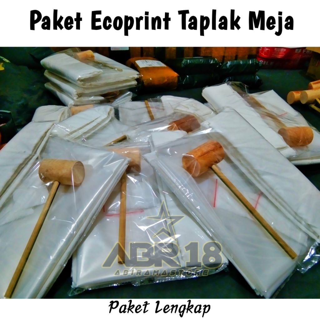 PAKET ECOPRINT TAPLAK MEJA MEDIA POUNDING KAIN ECOPRINT READY STOCK