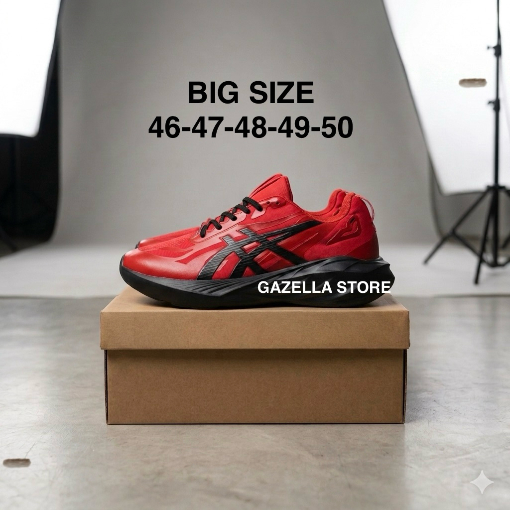 Sepatu running pria big size 46-50 olahraga outdoor sepatu jumbo nova blast sepatu lari harian palin