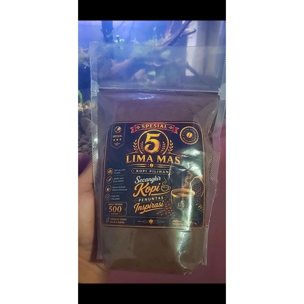 Kopi bubuk hitam / kopi hitam murah / kopi murah 500grm