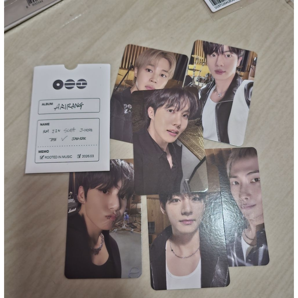 Photocard Official Arirang BTS