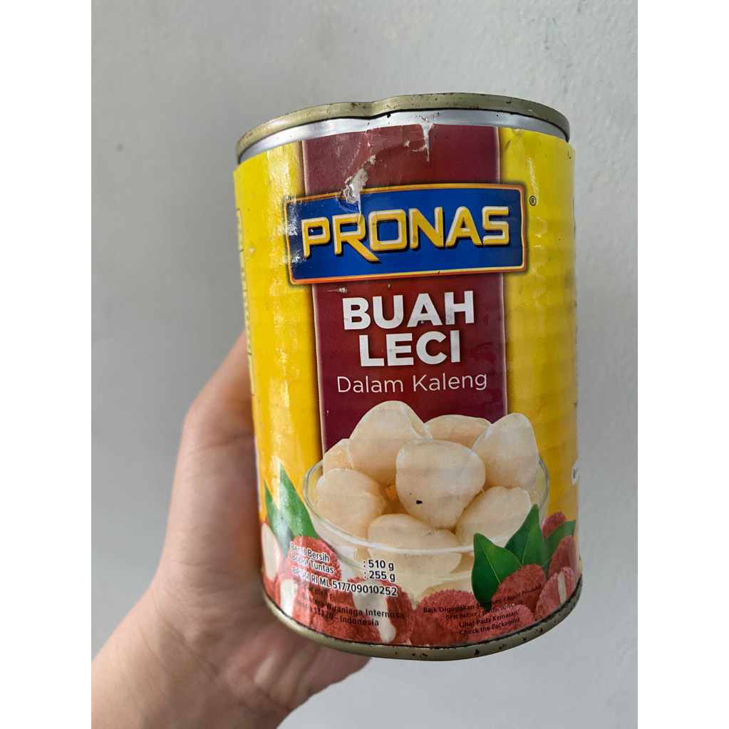 Leci kaleng buah pronas 510gr