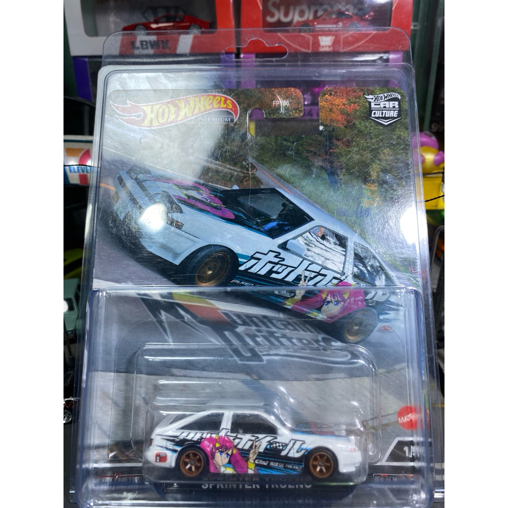 HOTWHEELS Premium TOYOTA AE86 SPRINTER TRUENO