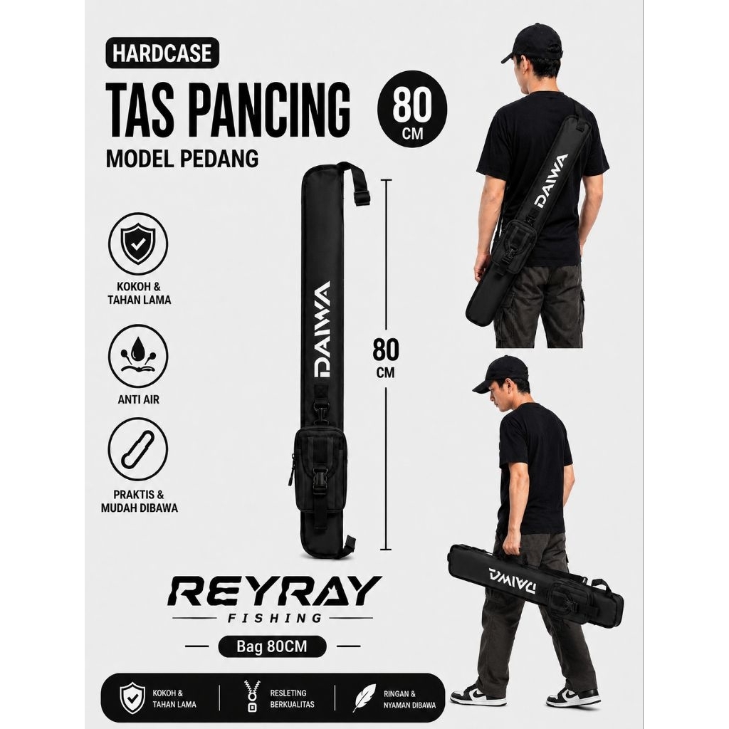 Tas Pancing Hardcase Daiwa Style 80CM