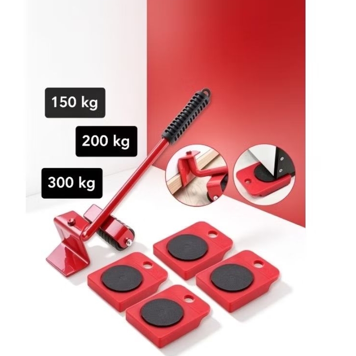 mover roller moving tools furniture lifter sliders moving tools set alat pemindah semua barang