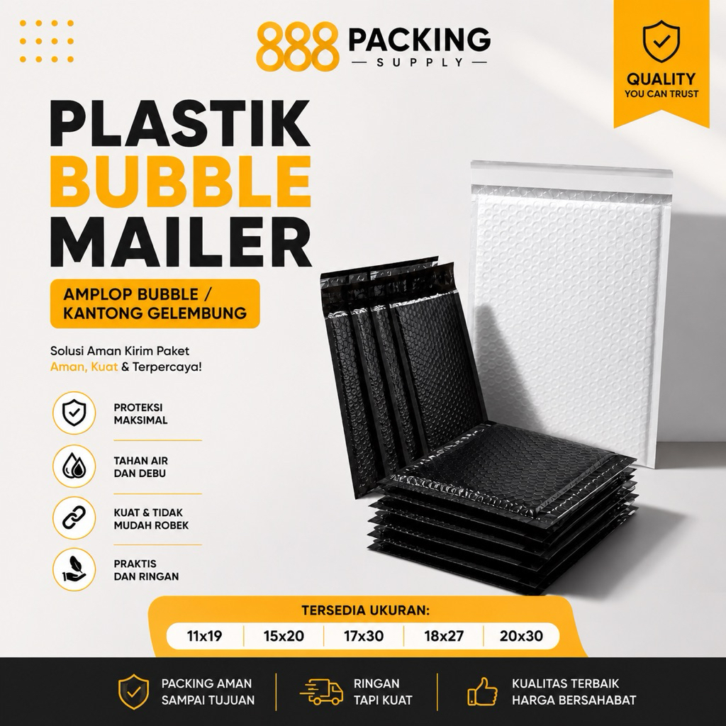 BUBLE MAILER PREMIUM, KANTONG BUBLE, BUBLE PACKING AMPLOP BUBLE PACKING ONLINE SHOP ANTI PECAH, KUAT