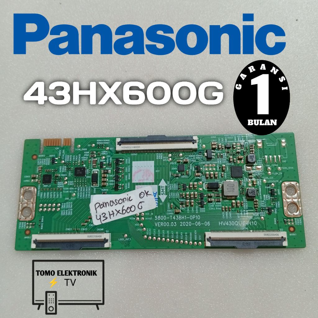 tkon tcon tv panasonic 43HX600G tikon tv panasonic 43inch