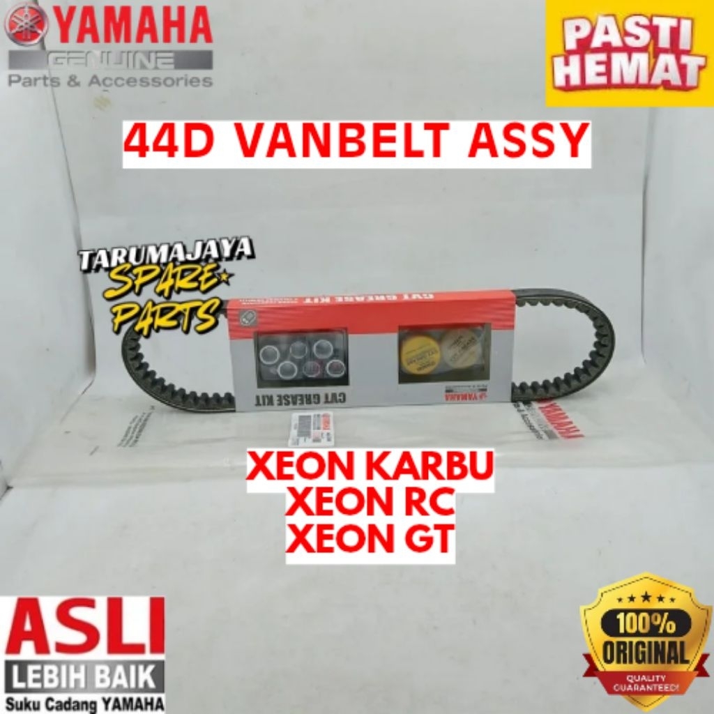 VANBELT ASSY ORIGINAL YAMAHA KODE 44D, VANBELT ASSY XEON RC, VANBELT ASSY XEON KARBU, VANBELT ASSY X