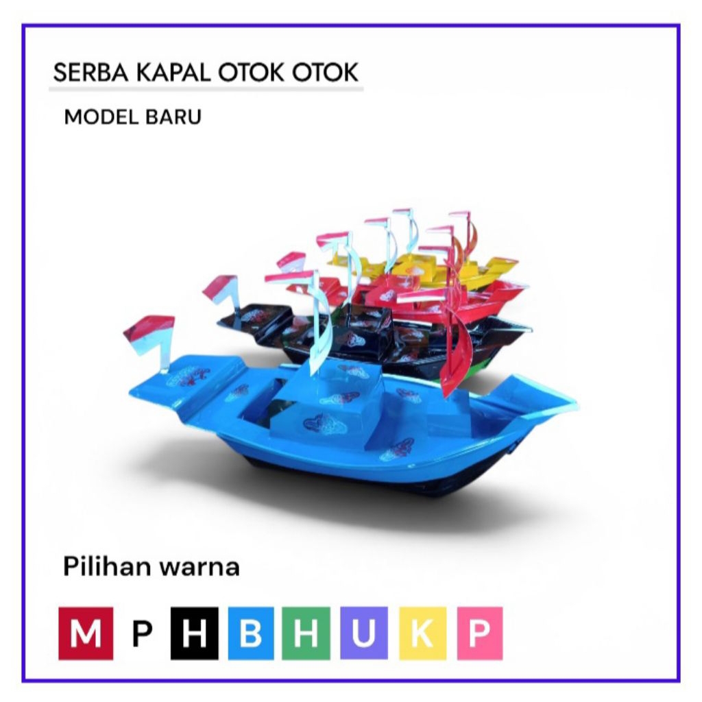 MAINAN KAPAL OTOK OTOK TRADISIONAL JADUL
