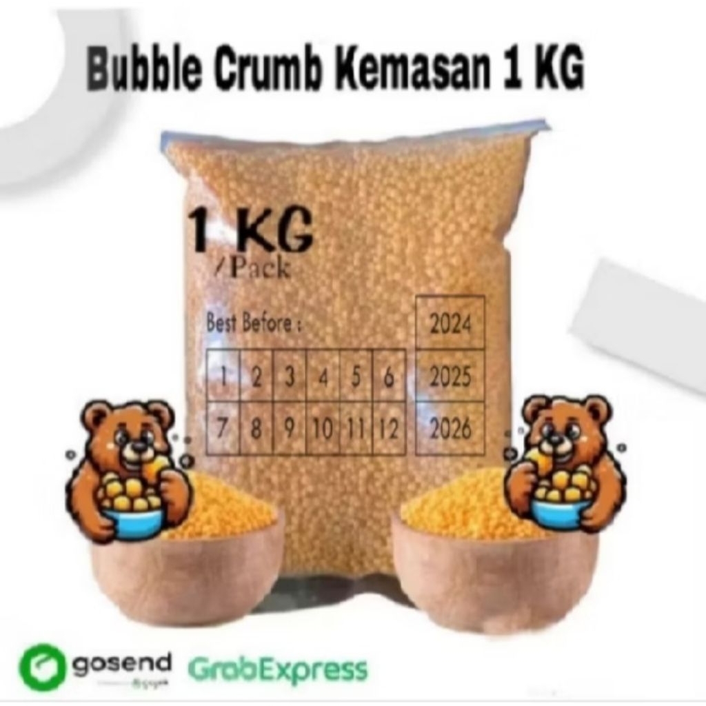 Bubble Crumb 1 kg / Nugget Crumble 1 kg / Tepung Bubble Crumb 1 kg